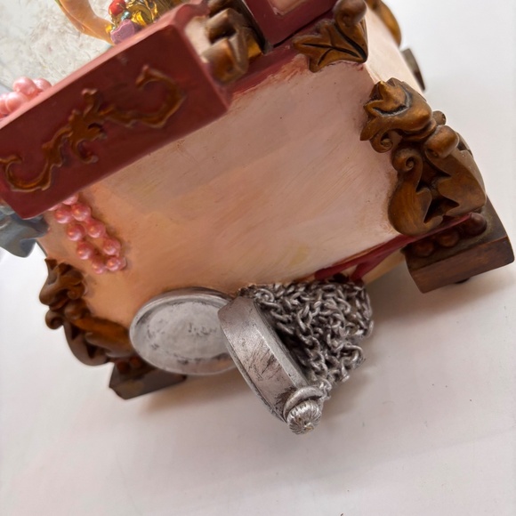 Disney Tinker Bell Treasure Jewelry Box Musical Water Snow Globe You Can Fly - Picture 7 of 13